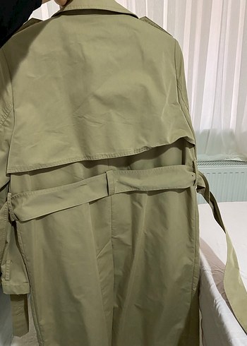 Bej Midi Kadın Trençkot - Görsel 5