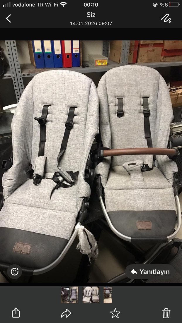 Gri Bebek Arabası - Görsel 2