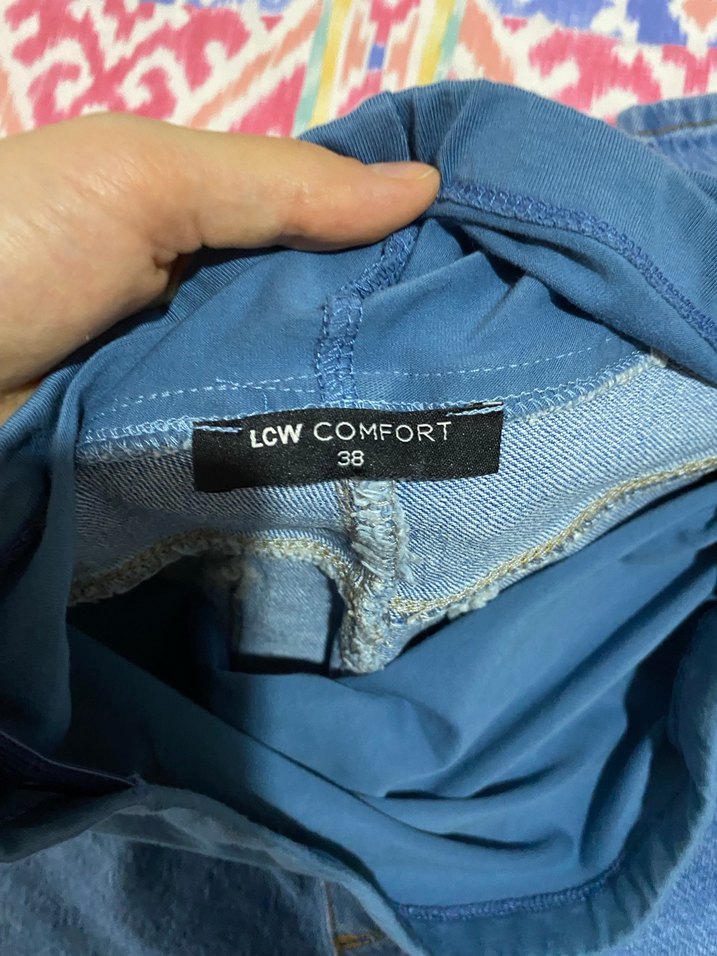 Rahat Kesim Hamile Midi Kot Pantolon - Görsel 2