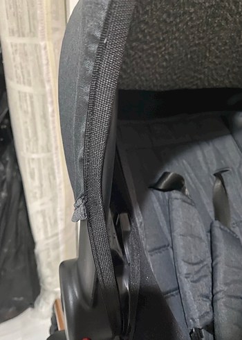 Siyah Bebek Arabası, Katlanabilir ve Rahat - Görsel 5