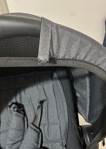 Siyah Bebek Arabası, Katlanabilir ve Rahat - Görsel 6