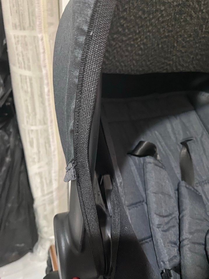 Siyah Bebek Arabası, Katlanabilir ve Rahat - Görsel 5