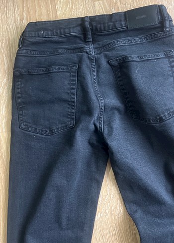 Kadın Siyah Denim Normal Kesim Jean - Görsel 4