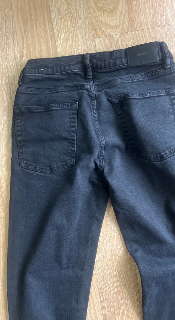 Kadın Siyah Denim Normal Kesim Jean - Görsel 4