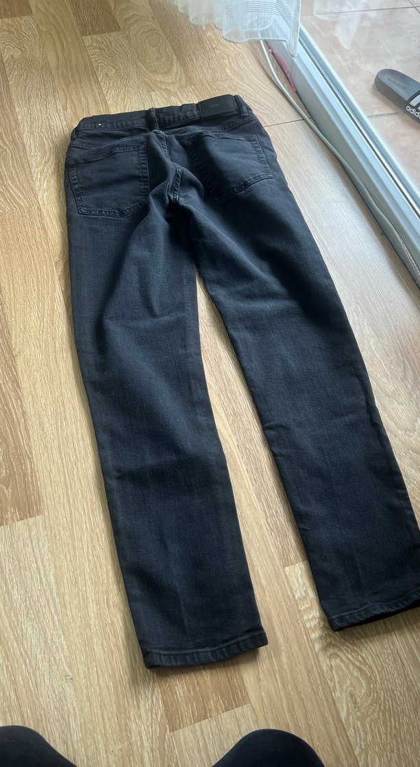 Kadın Siyah Denim Normal Kesim Jean - Görsel 5
