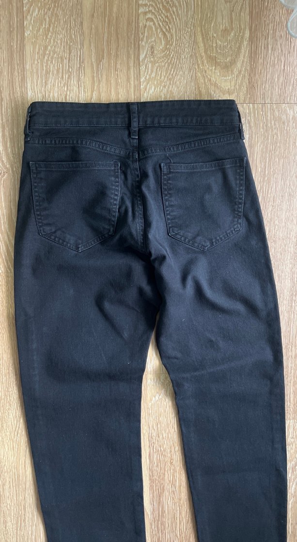 Erkek Siyah Denim Pantolon Regular Fit - Görsel 5