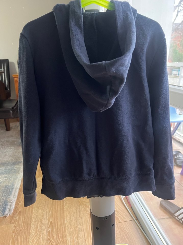 Erkek Çocuk Siyah Kapüşonlu Fermuarlı Sweatshirt - Görsel 5