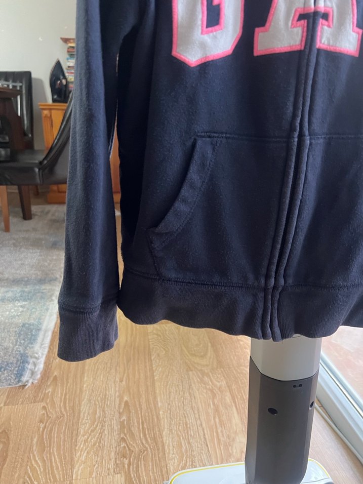 Erkek Çocuk Siyah Kapüşonlu Fermuarlı Sweatshirt - Görsel 4