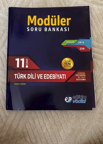 11. Sınıf Türk Dili ve Edebiyatı Modüler Soru Bankası