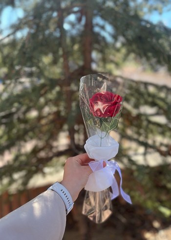 Tek Gül aranjman - Görsel 2