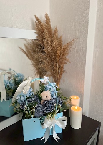 Çanta Çiçek Aranjman - Görsel 2