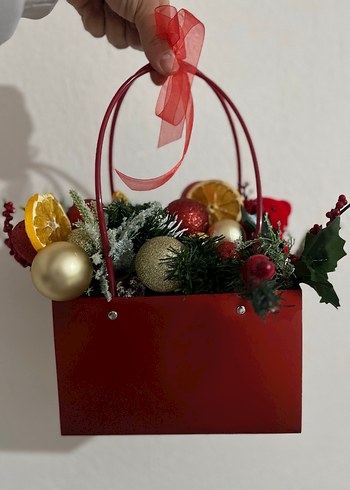 Çanta Çiçek Aranjman - Görsel 7