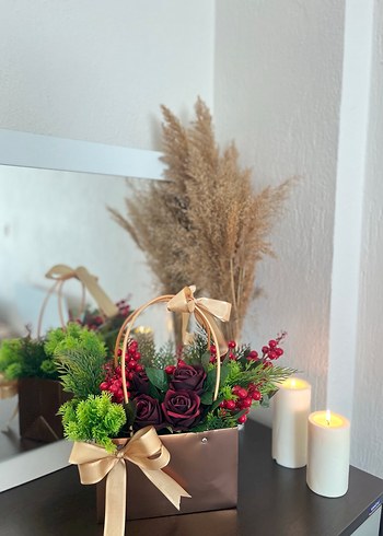 Çanta Çiçek Aranjman - Görsel 5