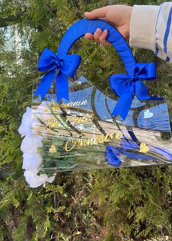 Çanta Çiçek Beyaz - Görsel 4