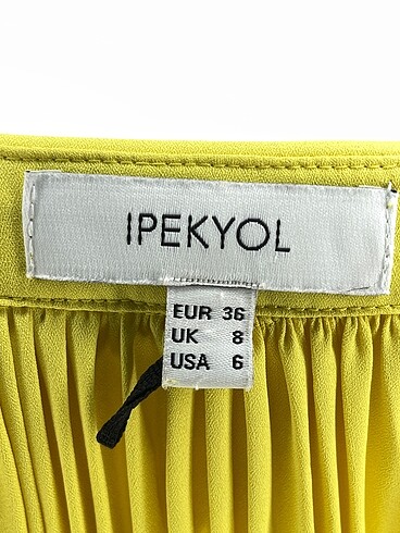 36 Beden sarı Renk ipekyol Bluz %70 İndirimli.