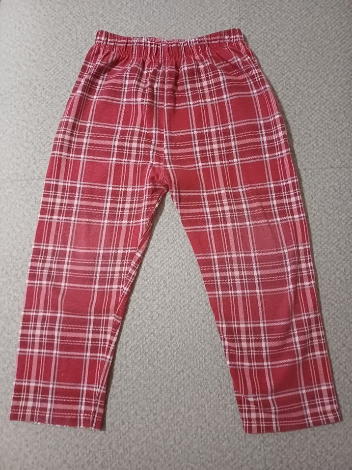 ekoseli pijama takımı - Görsel 5