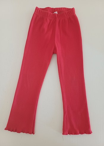 Kız Çocuk Kırmızı Pilili Tayt - Görsel 3