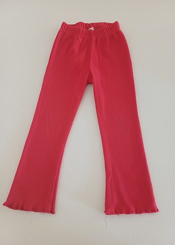 Kız Çocuk Kırmızı Pilili Tayt - Görsel 2