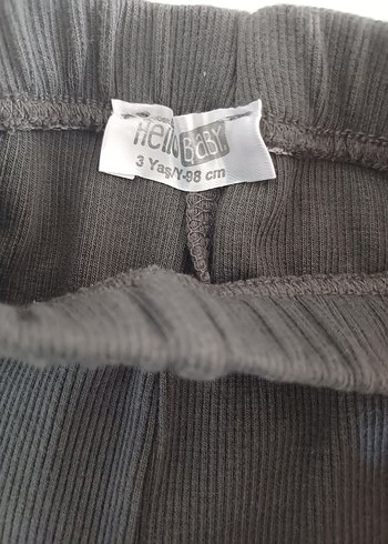 Kız Çocuk Füme Basic Tayt - Görsel 3