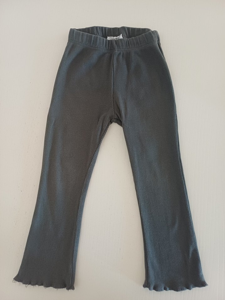 Kız Çocuk Füme Basic Tayt - Görsel 2