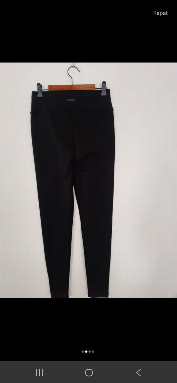 Siyah Mini Spor Tayt Kadınlar İçin - Görsel 2