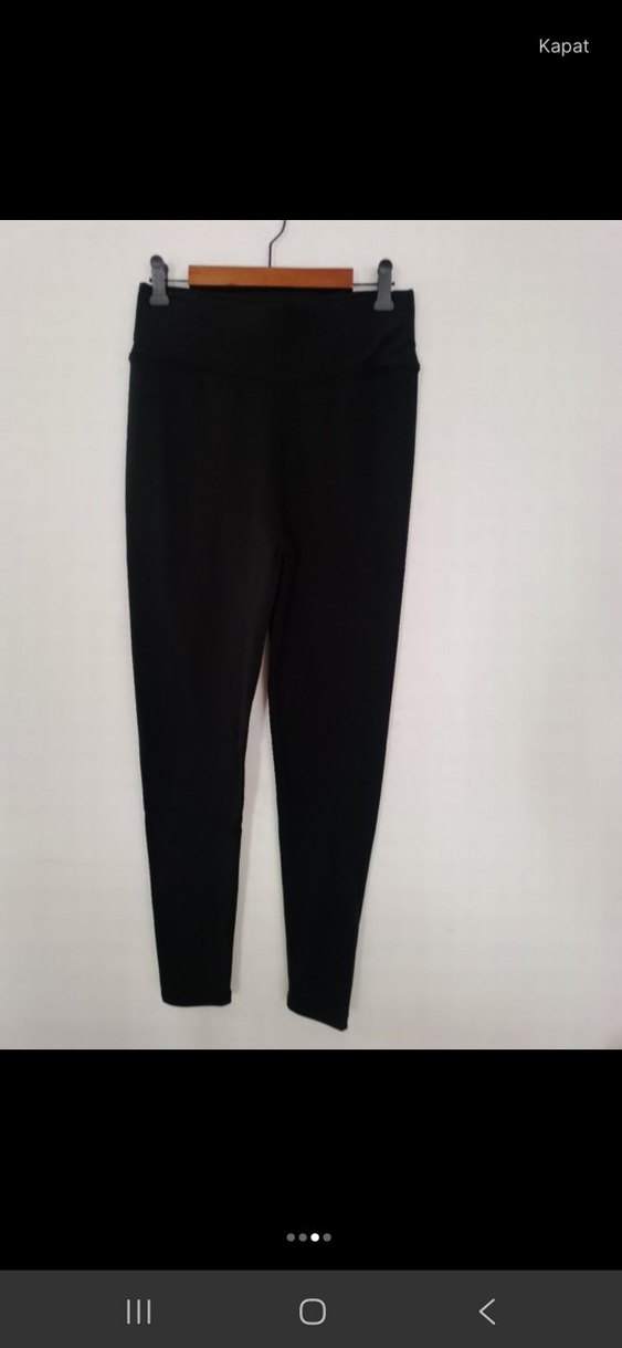 Siyah Mini Spor Tayt Kadınlar İçin - Görsel 3