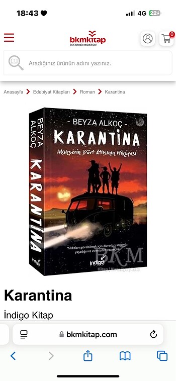 Karantina kitap