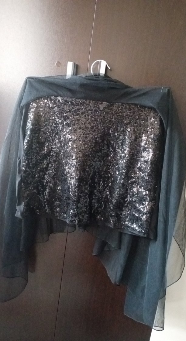 Uzun Siyah Gotik Dökümlü Etek 11-12yaş - Görsel 2