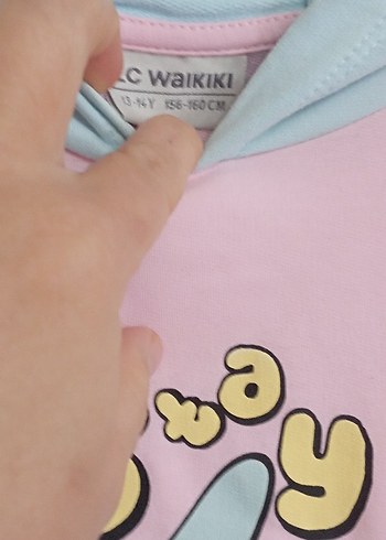 Kız Çocuk Uzun Kollu Renkli Sweatshirt - Görsel 2