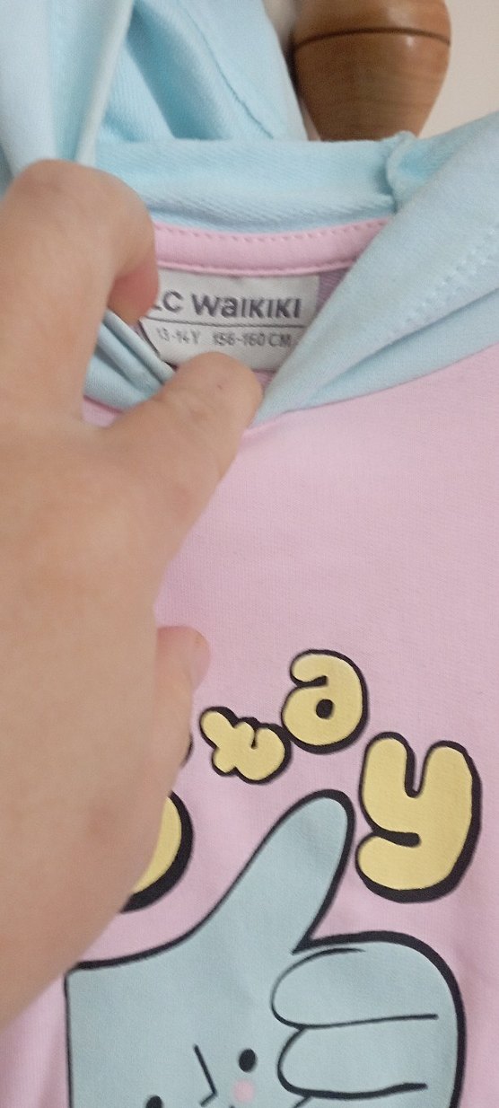 Kız Çocuk Uzun Kollu Renkli Sweatshirt - Görsel 2