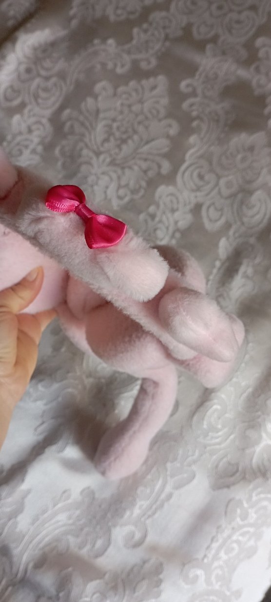 Pembe Peluş Oyuncak Kulaklık - Görsel 3