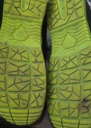 iş ayakkabısı sarı renkte önü demirli - Görsel 2