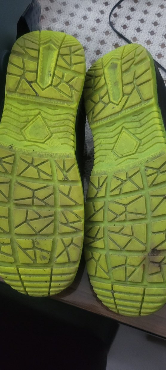 iş ayakkabısı sarı renkte önü demirli - Görsel 2