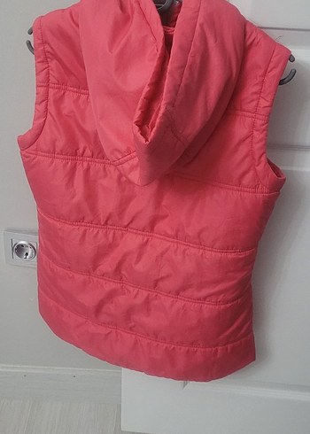 Pembe şişme yelek kapsonlu - Görsel 2