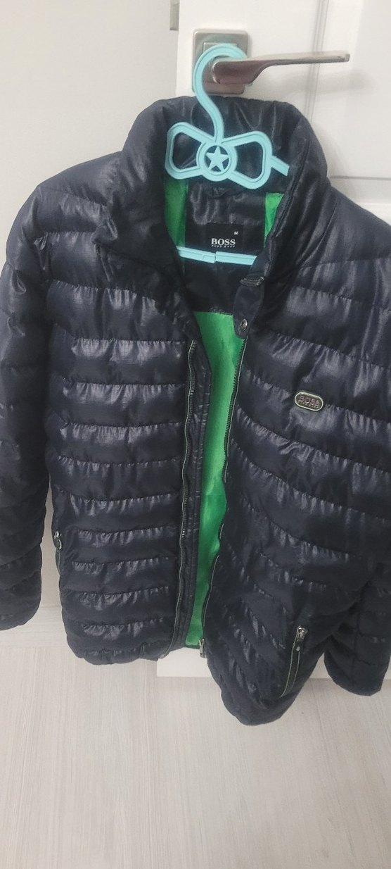 Siyah Fermuarlı Erkek Şişme Mont - Görsel 3