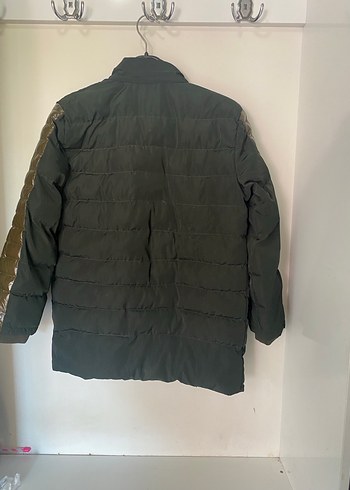 Yeşil renkli Kürklü Erkek Çocuk Mont - Görsel 6