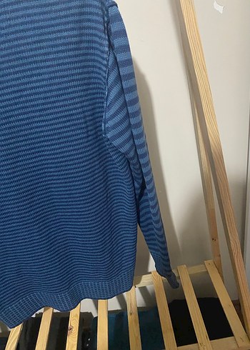 Erkek Lacivert Bisiklet Yaka Triko Kazak - Görsel 5