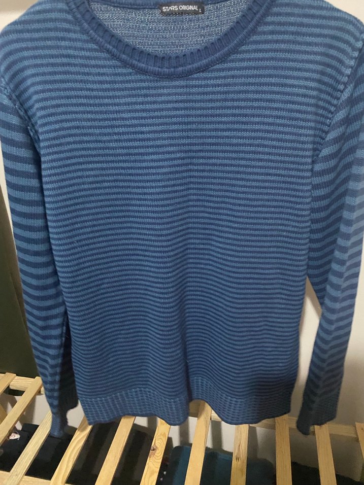 Erkek Lacivert Bisiklet Yaka Triko Kazak - Görsel 2