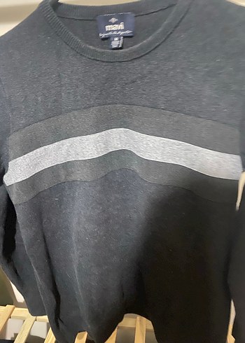 Gri Erkek Triko Kazak - Görsel 4