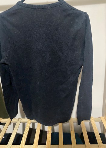 Gri Erkek Triko Kazak - Görsel 5