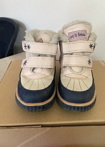 26 numara Kız Çocuk Pembe Kaydırmaz Bantlı Bot - Görsel 3