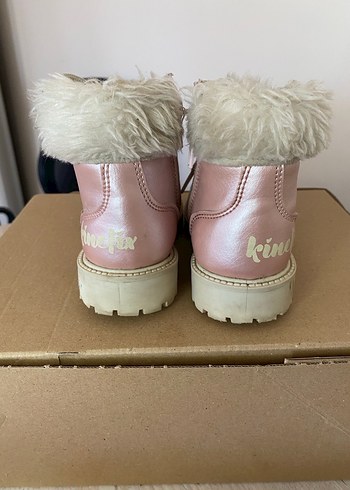 25 numara Pembe Kürklü Kız Çocuk Botu - Görsel 6