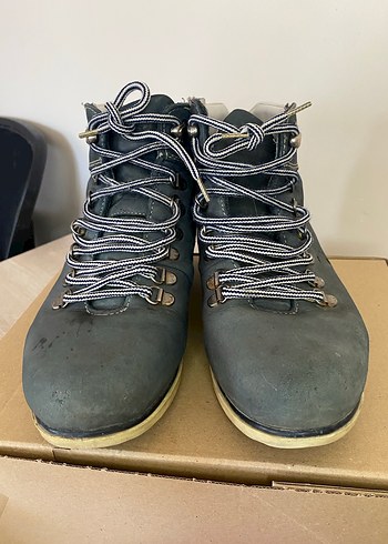 Gri Bağcıklı Erkek Kauçuk Bot - Görsel 3