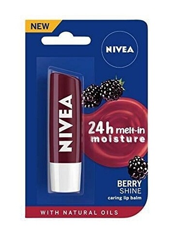 Nivea böğürtlen lip balm