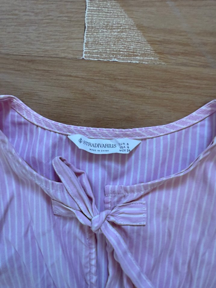 Kadın Pembe Keten Düğmeli Yelek - Görsel 2