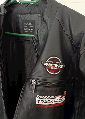 Siyah Deri MOTORCU BİKER CEKET - Görsel 5