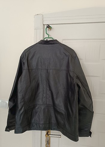 Siyah Deri MOTORCU BİKER CEKET - Görsel 6