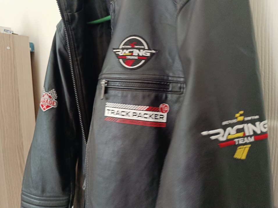 Siyah Deri MOTORCU BİKER CEKET - Görsel 4