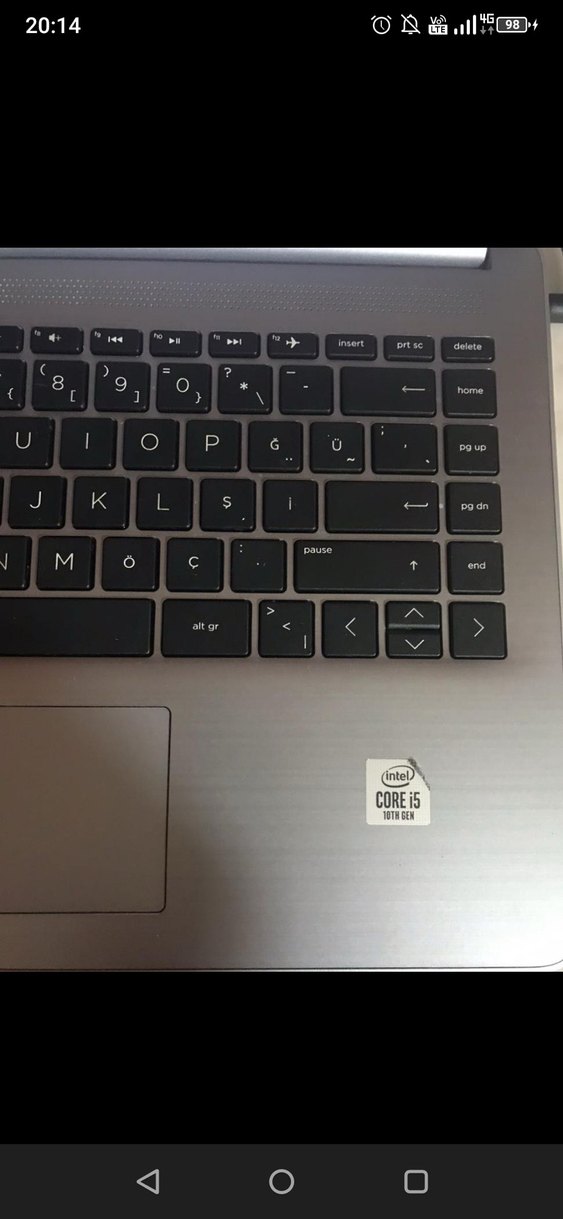 Gri HP Dizüstü Bilgisayar - Görsel 3