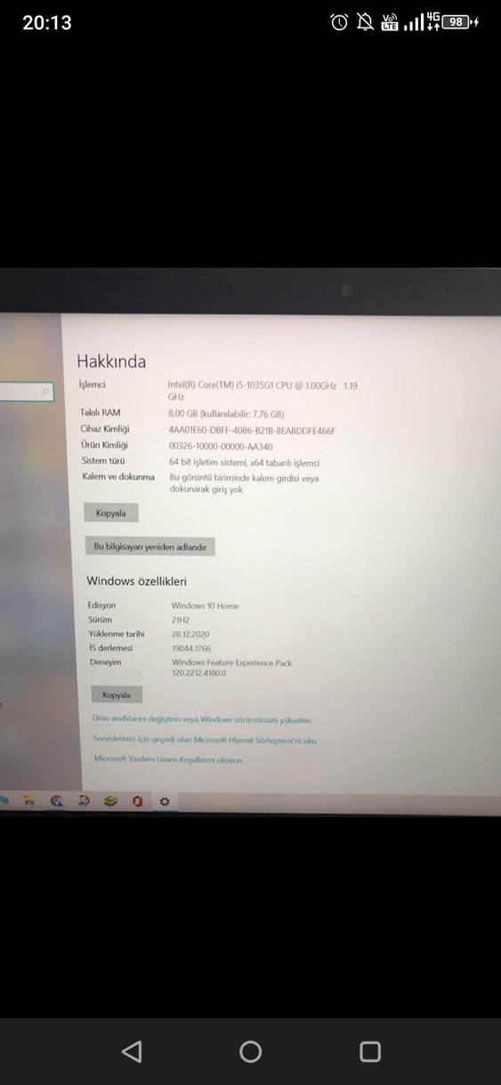 Gri HP Dizüstü Bilgisayar - Görsel 2